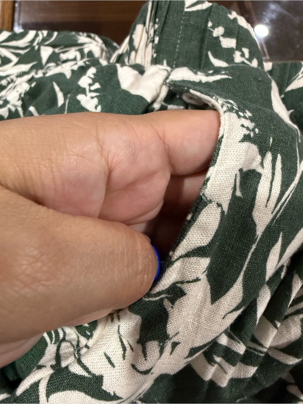Abercrombie and fitch Women’s Green Floral Midi Skirt - White Floral Print - Picture 3 of 4